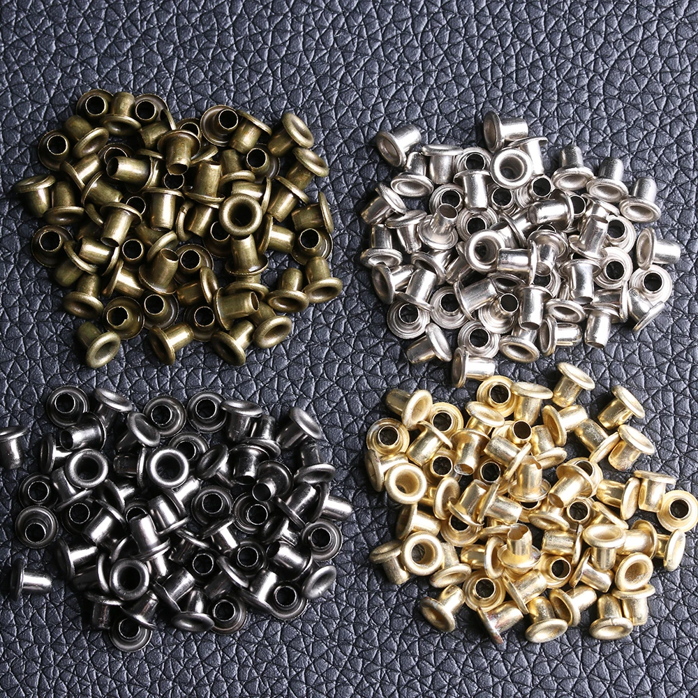 50pcs Mini Eyelet Buttons for DIY Doll Belt Buckles Metal Buckle Snap Buttons Bag Shoes Clothes Sewing Accessories 1.5/2.0/2.5mm