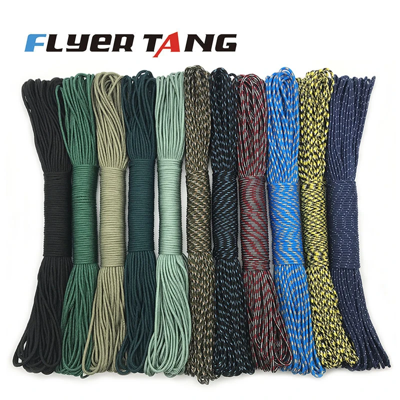 100 Colors Paracord 2mm 100FT,50FT,25FT One Stand Cores Paracord Rope Paracorde Cord For Jewelry Making Wholesale
