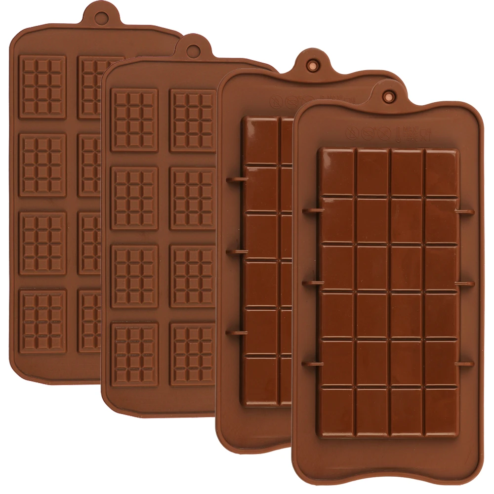 Chocolate Molds Bakeware Cake Molds High Quality Square Eco-friendly Silicone Silicone mold DIY 1PC food grade 24 Cavity