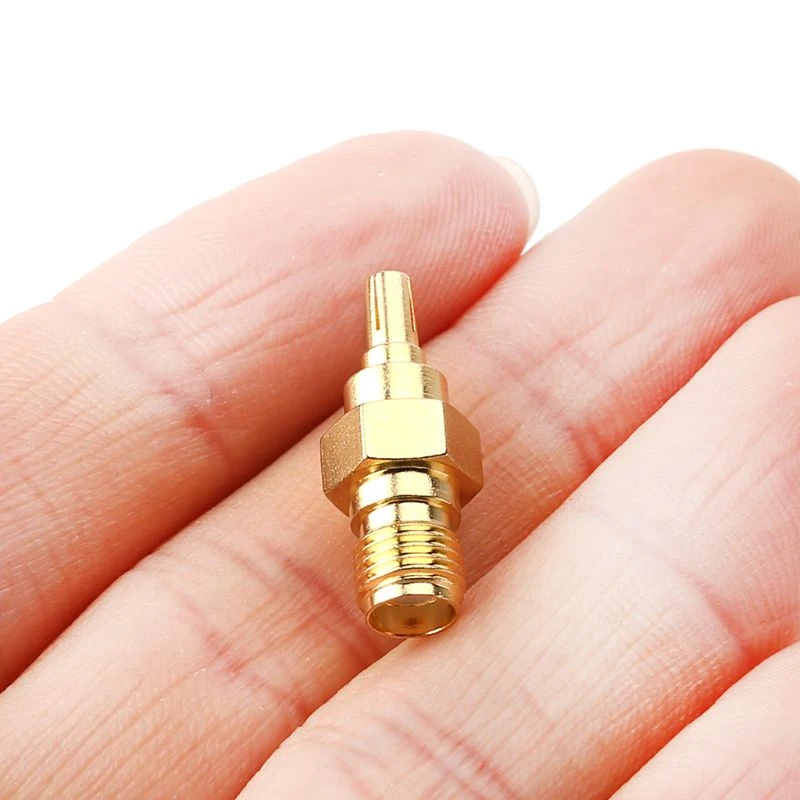 CRC9 Male Plug To SMA Female Jack RF Connector Coaxial Converter Adapter Straight Y98E
