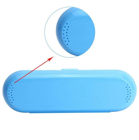 Oral B  Travel  Toothbrush Box For Oral B With Hard Platic Cover Water and Outlet Portable Case For Outdoor Camping Box