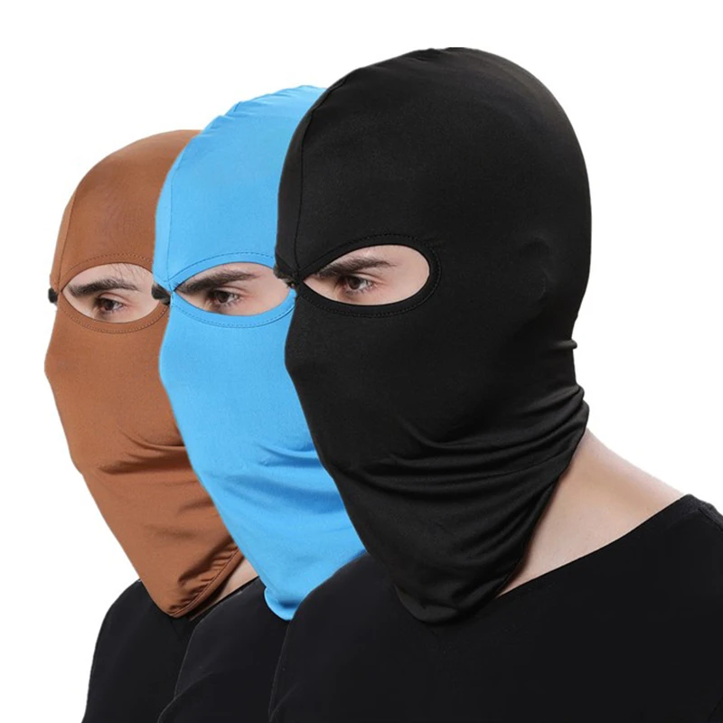 16 Color Balaclava for Men Hats Beanie Lycra Face Ski Mask Bonnets for Women Nurse Cap for Men Outdoor Sun Protection Hood MZ100