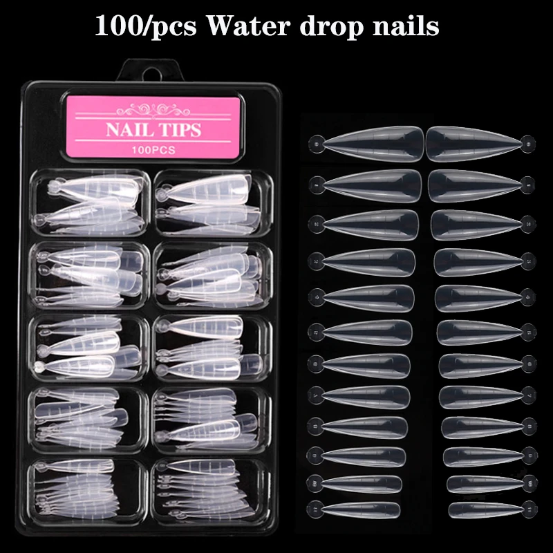 100/20 pcs Nail Forms Art Tools For UV Gel Quick Building Extension Forms Top Molds Dual Forms Upper Forms For Nails Mold