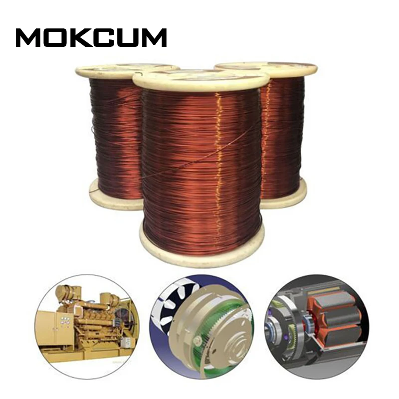 0.13mm 0.19mm 0.25mm 0.35mm 0.51mm 1mm 1.25mm Enameled Copper Wire Magnet Winding Wire Coil Cable Weight 100g