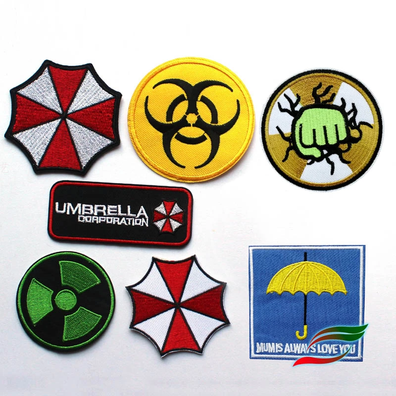 Crisis umbrella umbrella adhesive tape ironing A520 patch sticker badge motorcycle rider denim clothing accessories