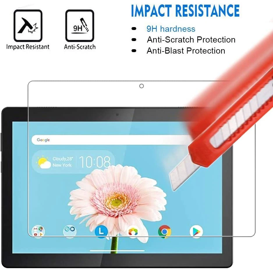 For Lenovo TAB M10 TB-X605F/TB-X505 10.1 inch -9H Premium Tablet Clear Tempered Glass Screen Protector Film Protector Cover