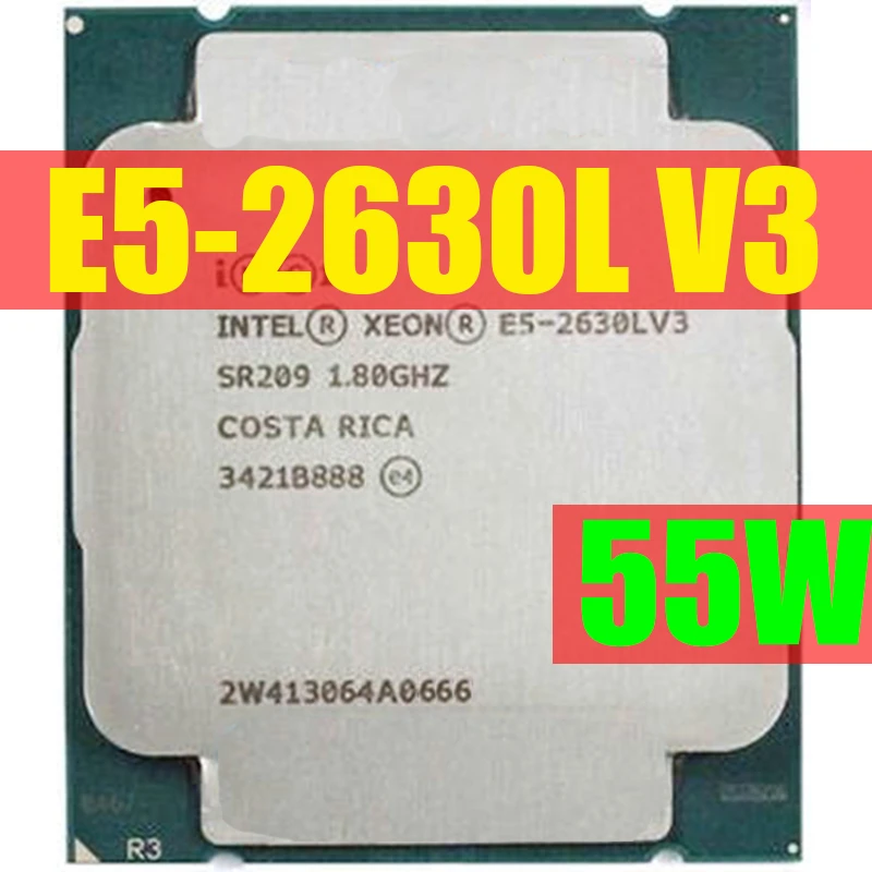 E5-2630LV3 Original Intel Xeon OEM Version E5 2630LV3 CPU 8-cores 1.80GHZ 20MB 22nm LGA2011-3 E5 2630L V3 processor LGA2011-3