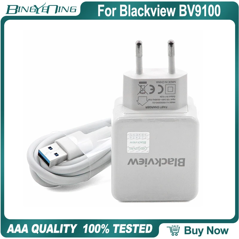 New Original USB Power Adapter Charger For Blackview BV9100 EU Plug Travel 5V6A TPYE-C USB Cable Data Line Charging Cable