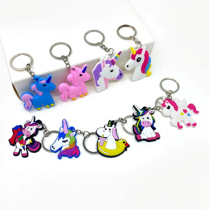 1pcs Pvc Key Chains Cartoon Figure Key Ring Keychain Key Holder Keys Decoration Trinkets Accessory Jewelry Kids Gift Party Favor