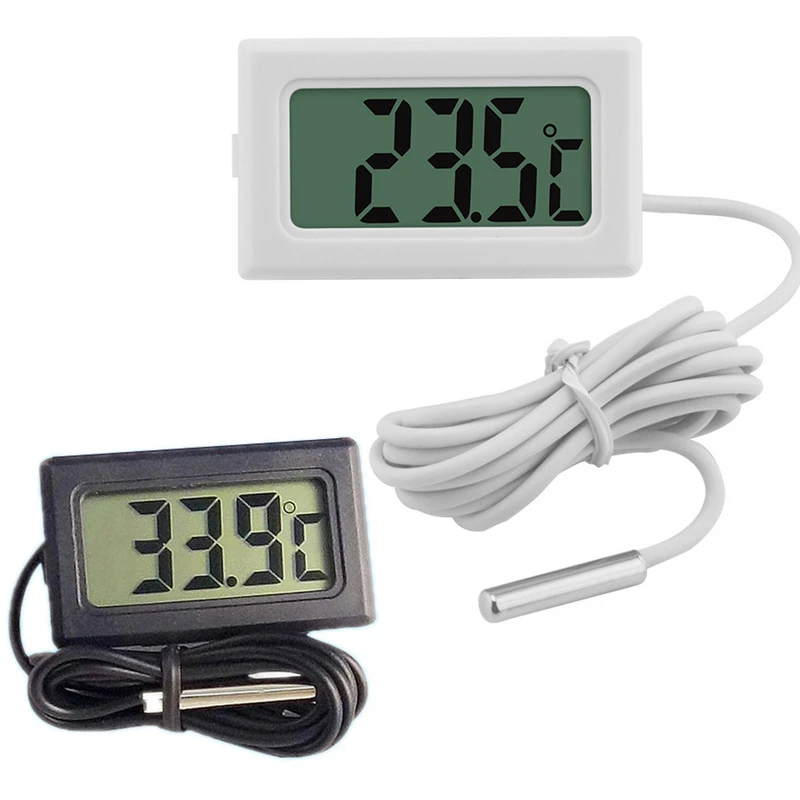 Digital LCD Measure -50 To 110 Degree Centigrade Car Temperature Meter Water Temp Gauges Car Parts Temperature Sensor Auto Parts