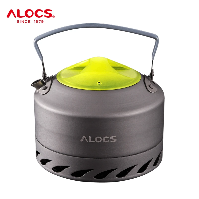 ALOCS CW-K07 Portable Compact Outdoor Water Kettle Teapot Coffee Pot 0.9L For Picnic Camping Hiking Travelling Aluminum Alloy