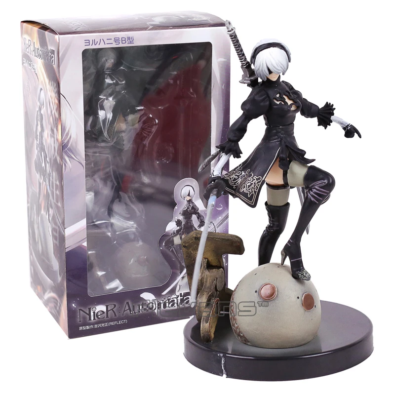 NieR Automata 2B YoRHa No. 2 Type B 9S No.9 Type S 9S PVC Figure Collectible Model Toy