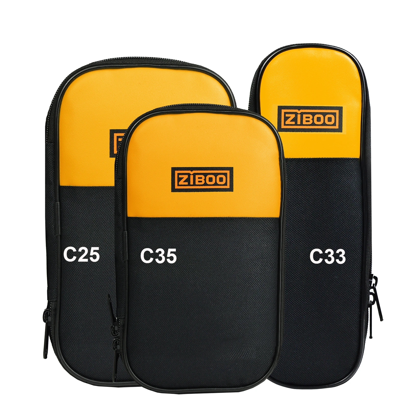 ZIBOO C25 C33 C35 Clamp Meter Soft Case/Zipper Carry Soft Case Use For Clamp Meter Multimeter KYORITSU, UNI-T HIOKI Testo Sanwa.