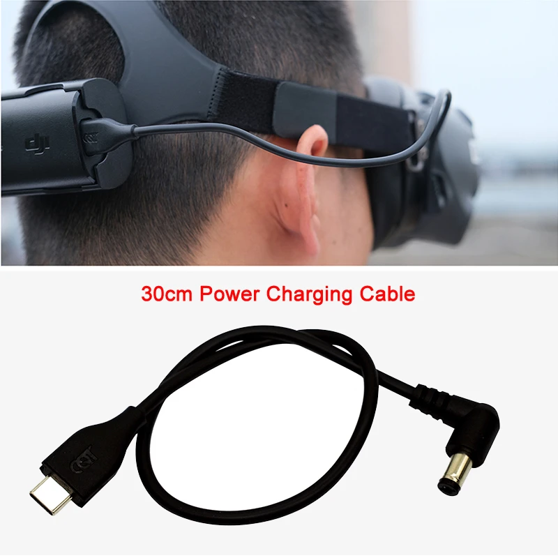 30cm Charging Cable Power Supply Wire For DJI FPV Combo Drone Goggles V2 Battery New 2021 High Quality Drop ship