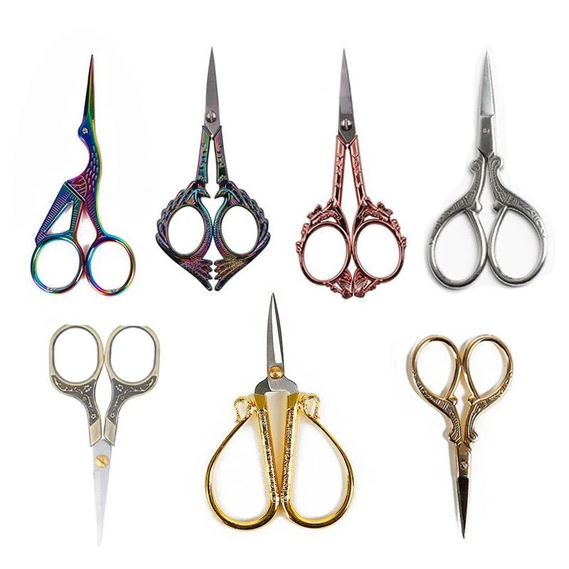 Stainless Steel Vintage Scissors Sewing Fabric Cutter Embroidery Scissors Tailor Scissor Thread Scissor Tools For Sewing Shears