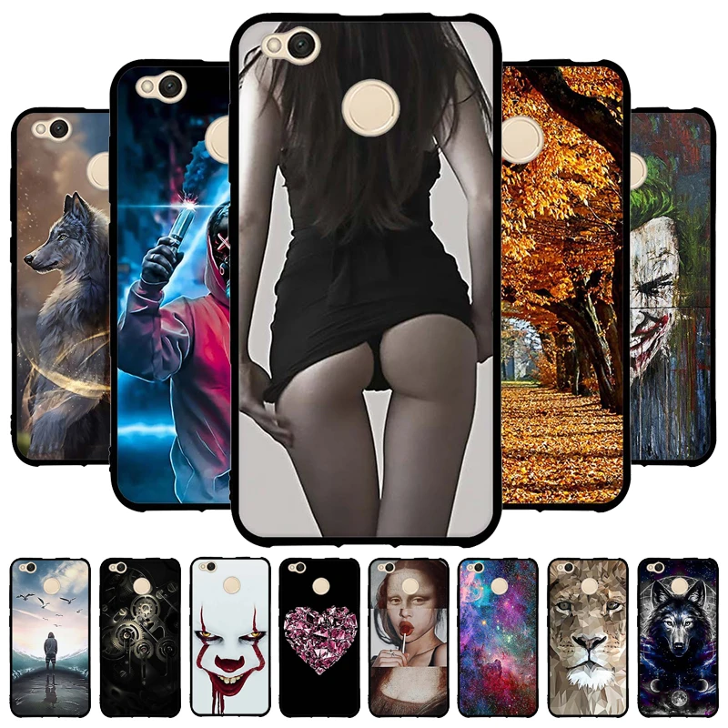 For on Redmi 4X Case Phone Case Xiaomi Redmi 4x Silicon Cute Case For Funda Xiomi Xiaomi Redmi 4X x4 4 x Soft TPU Cover Bumper