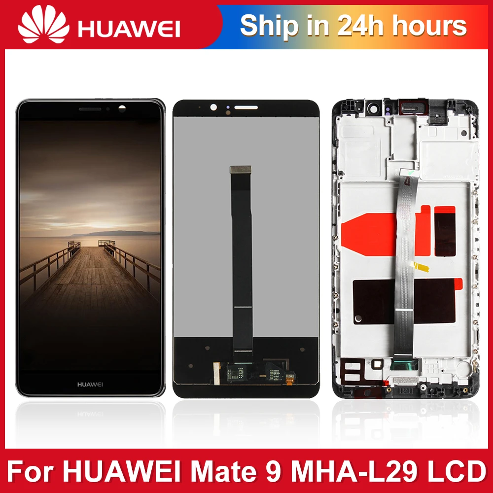 5.9'' Original LCD For HUAWEI Mate 9 Display Touch Screen Digitizer with Frame Display for Huawei Mate 9 LCD MHA-L29 Replacement