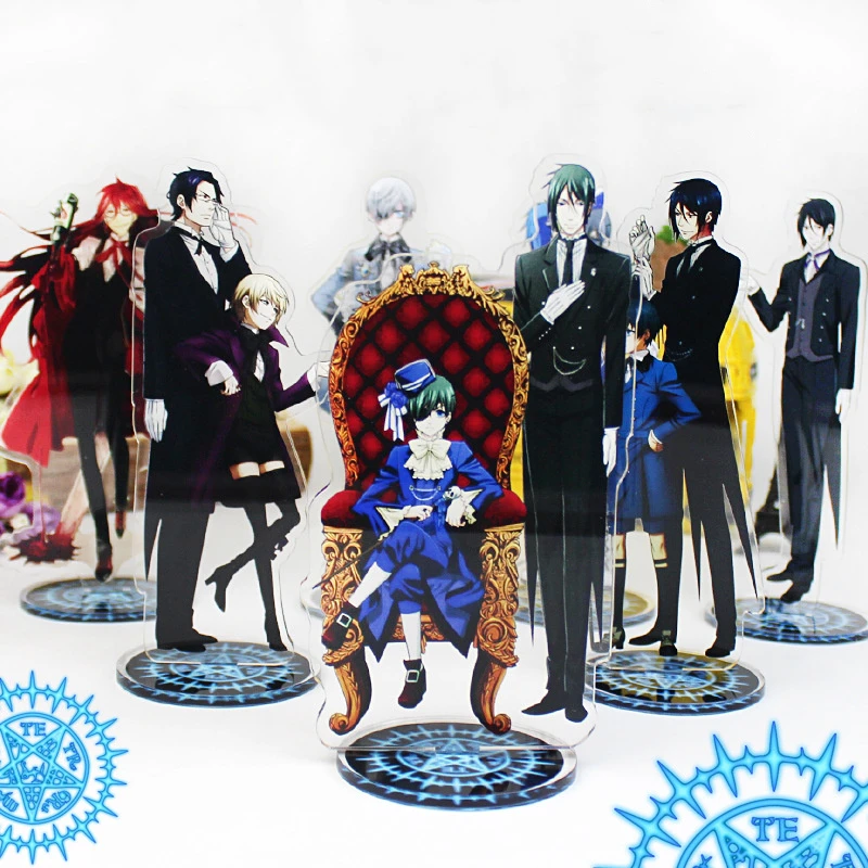 Anime Black Butler Acrylic Stand Model Toys Cool Anime Action Figure Decoration Action Figure DIY Collectible Toy High Quality