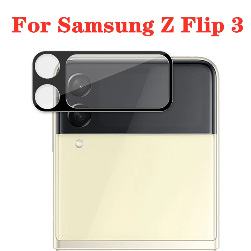 3D Camera Lens Protector For Samsung Galaxy Z Flip 3 Full Cover Camera Lens Glass For Samsung Z Flip3 5G Camera Protective Film