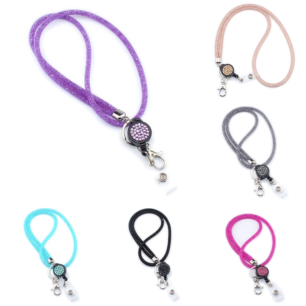 Lanyard Badges Holder For Cellphones Lightweight Office Hanging Rope Mobile Phone Mesh Necklace Strap Universal Keychain Camera