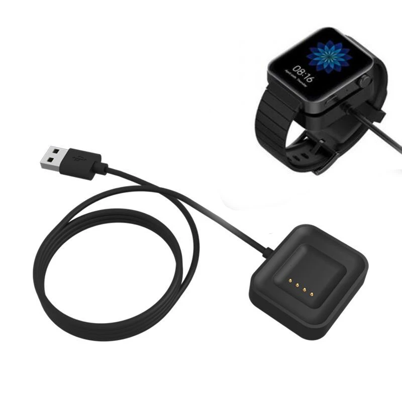 USB Dock Charger Adapter Base Charging Cable Cradle Cord for Xiaomi Mi Watch Sport Smart Wristwatch Bluetooth Smartwatch