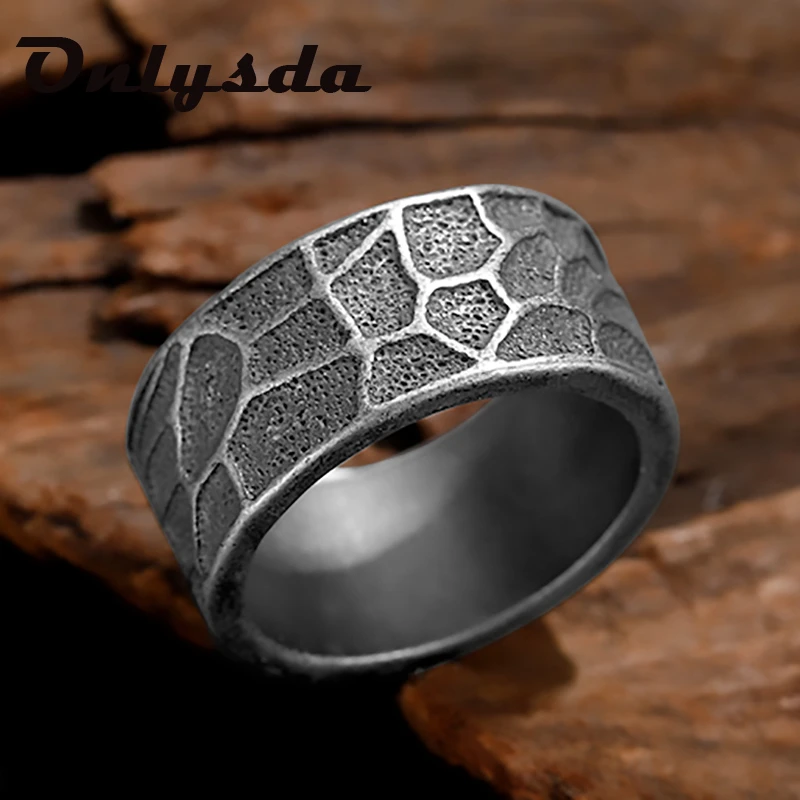 Onlysda Viking Githic Style Stainless Steel Geometry Ring Men Aliexpress Wedding Rings Womens Band  Jewelry Boyfriend Gift