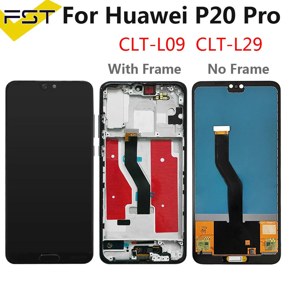 TFT For Huawei P20 Pro LCD Display+Touch Screen Digitizer Assembly Replacement for Huawei P20Pro CLT-L04 CLT-L09 CLT-L29