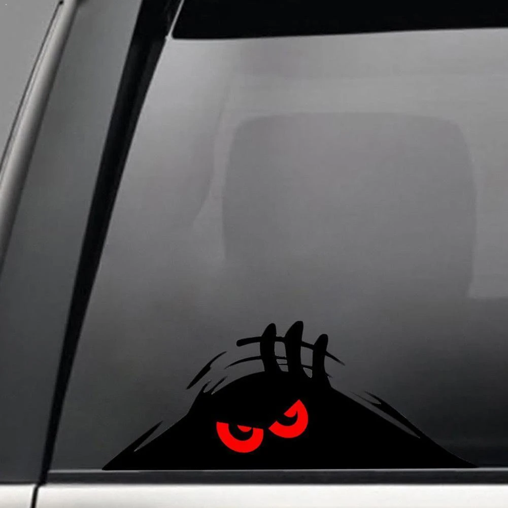 Newest Car Styling Dune Sand Peeping Peering Car Sticker Peugeot Fiesta Lada VW Opel Decal Kia For Toyota