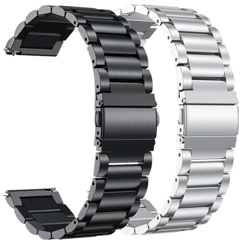 18MM 20MM 22MM Metal Wrist Strap For Garmin Vivoactive 3 4 Smart Watch Band Stainless Steel Bracelet For Vivoactive4 4 4S Correa
