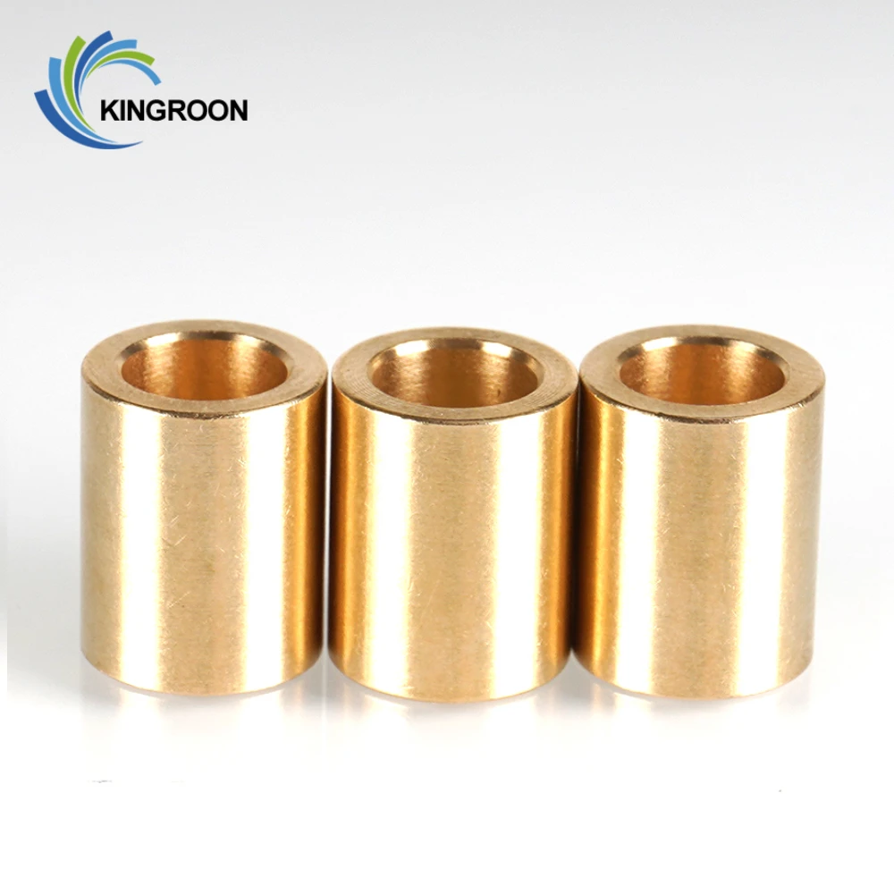 5pcs Self-lubricating Copper Sleeve Bearings Slide 3D Printer Bearings Metallurgy Bushing Brass 3D Printer Parts 8*12*15mm