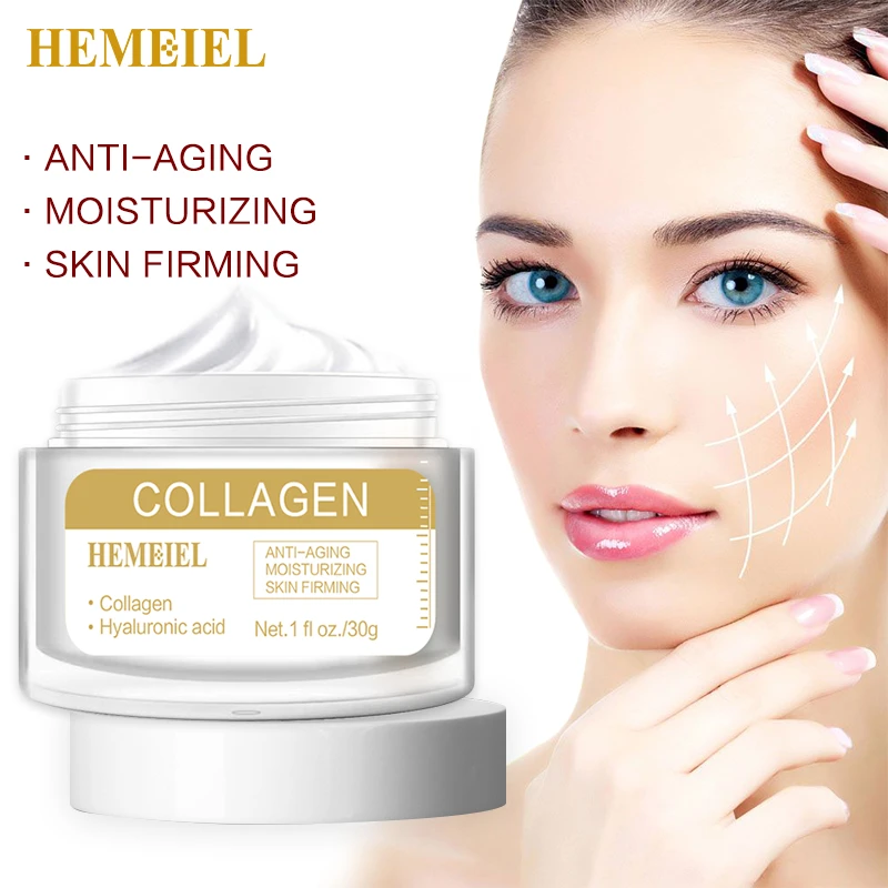 Collagen Cream Anti-Aging Skin Firming Face Cream Nourishing Serum Skin Care Whitening Moisturizing Anti Wrinkle Facial Cream