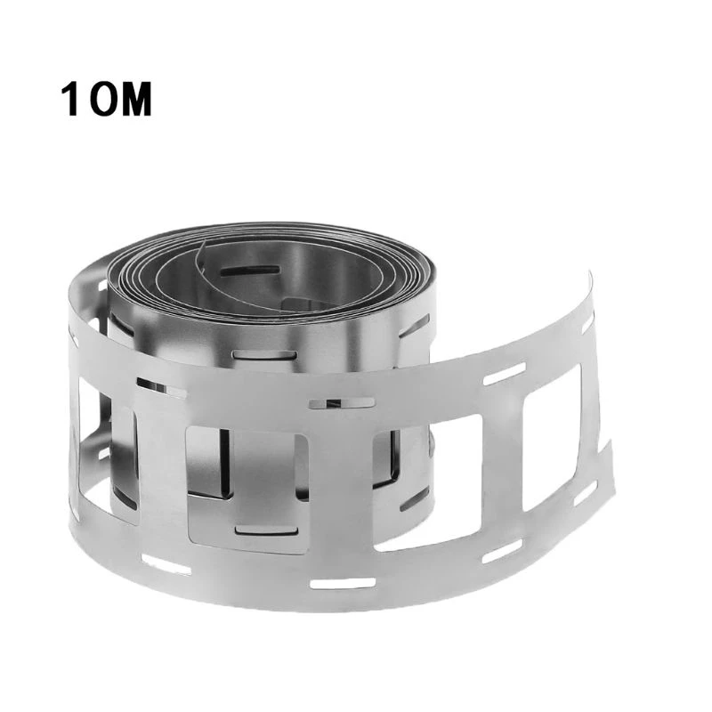10 Meter Pure Nickel Strip for li 18650 battery spot welding machine Welder Equipment Nickel Belt Tape for battery packs Whosale