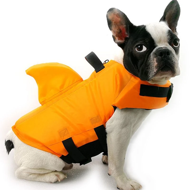 Professional Summer Dog Life Vest Shark Pet Life Vest Jacket Dog Clothes Dog Safety Swimwear Pets Safety Swimming Suit Clothes