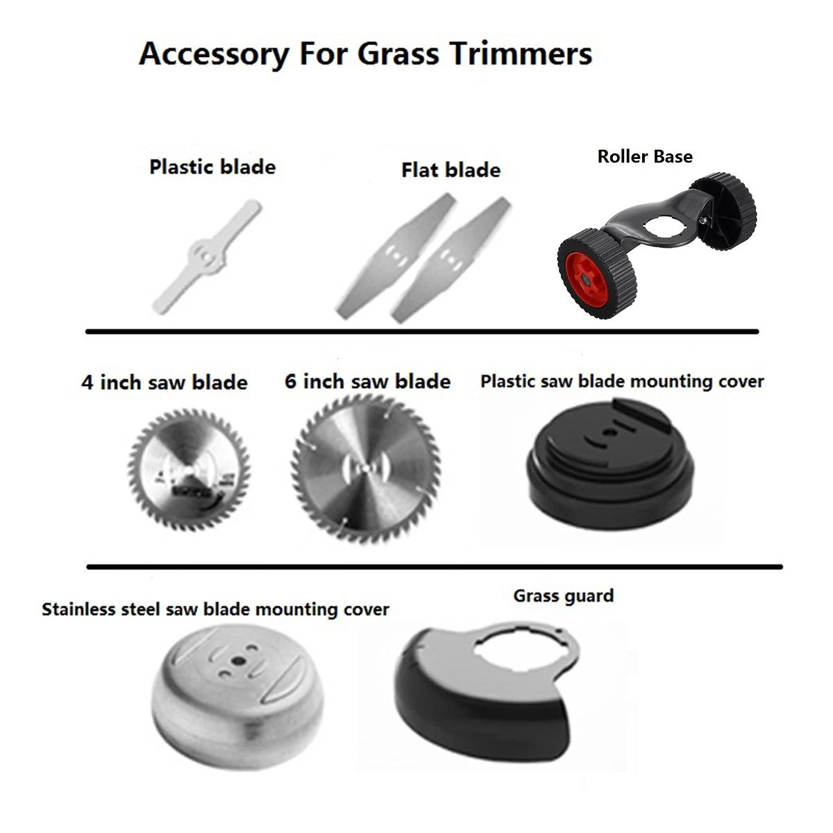 1pcs Accessory For Grass Trimmers Brush Cutter Lawn Mower Garden Power Tools Household Blade Adapter Attachment