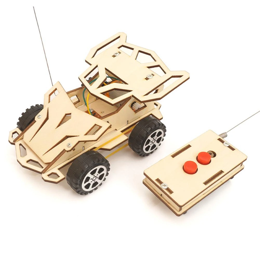 Kids DIY Wireless RC Racing Car Model Scientific Experiment Kit Educational Toys great gifts for children to enjoy and learn