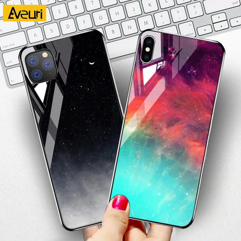 Luxury i Phone Case For iPhone X XR XS Max 5 5S SE 2020 6 6S 7 8 Plus Tempered Glass Cover Case For iPhone 11 12 13 Pro MAX Mini