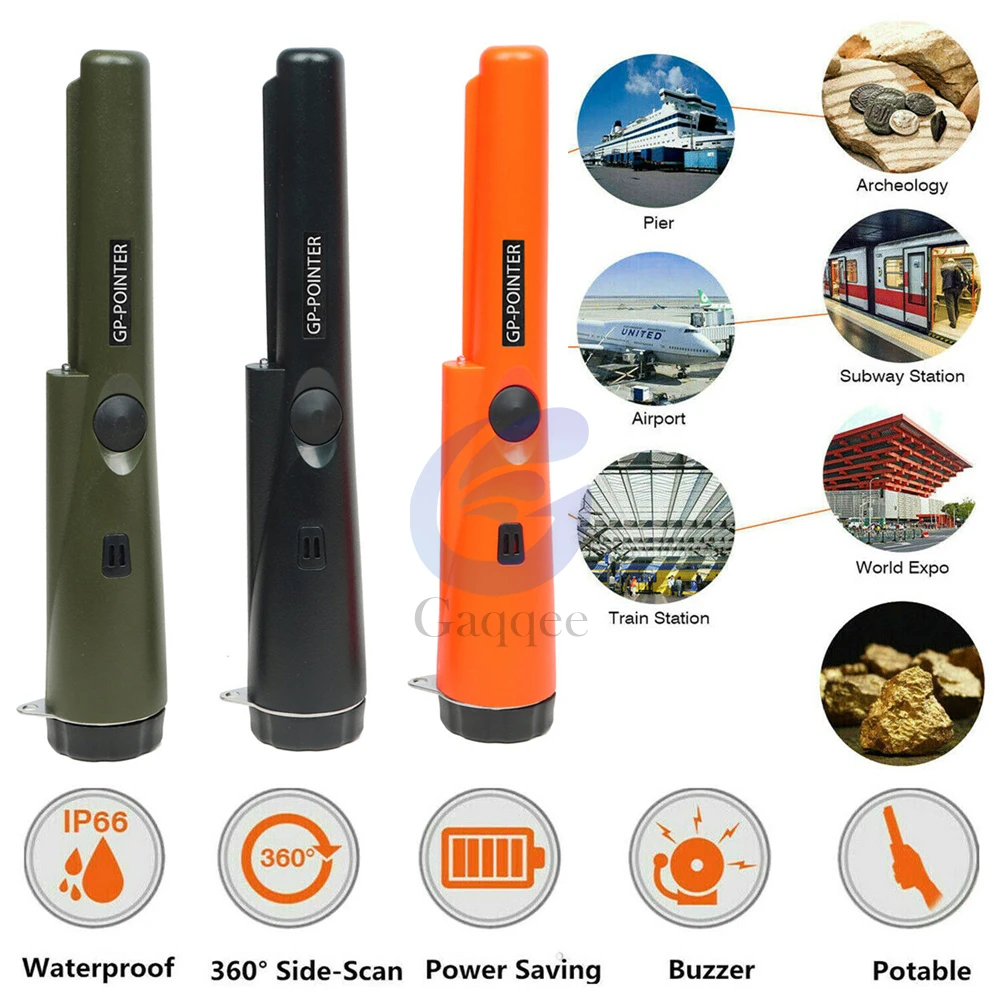 2020 Pinpointing Metal Detector GP-pointer Hand Held Metal Detector Static Alarm with Bracelet