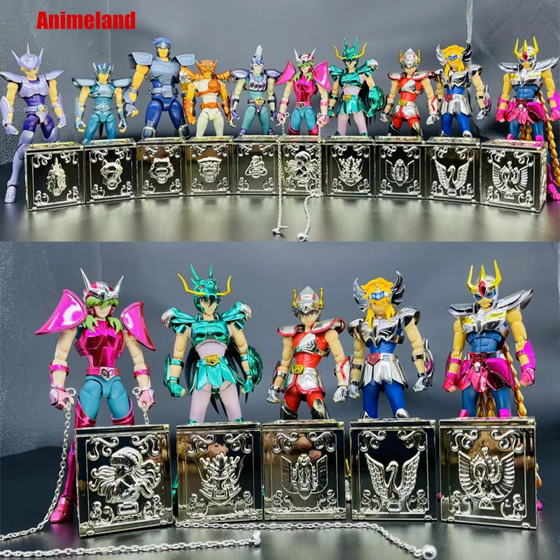 Saint Seiya Myth Cloth EX Pandora Box Pegasus Dragon Andromeda Cygnus Phoenix Unicorn Bear Lionet Hydra Wolf Chameleon 11 Figure