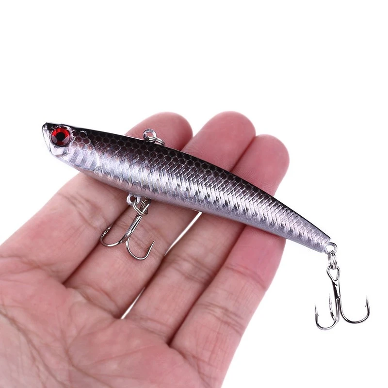 1 PC. 9.5 cm/26g Tough Fishing Lure VIB Rattlin Hook Fishing Sinking Vibration Rattlin Hooktion Bait Pencils Fishing Gear