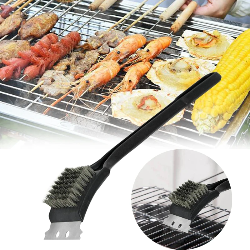 Size:21x7.3CM(Approximately) Bbq Sauce Brush Barbecue Weber Grill Accessories Cleaning Tool Supply Bbq Cleaning Brush Kitchen