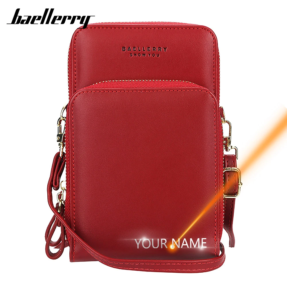 2020 Customized Women Messenger Bags Mini Name Engraving Quality Female Bags Phone Pocket Women Bags Fashion Small Bags For Girl