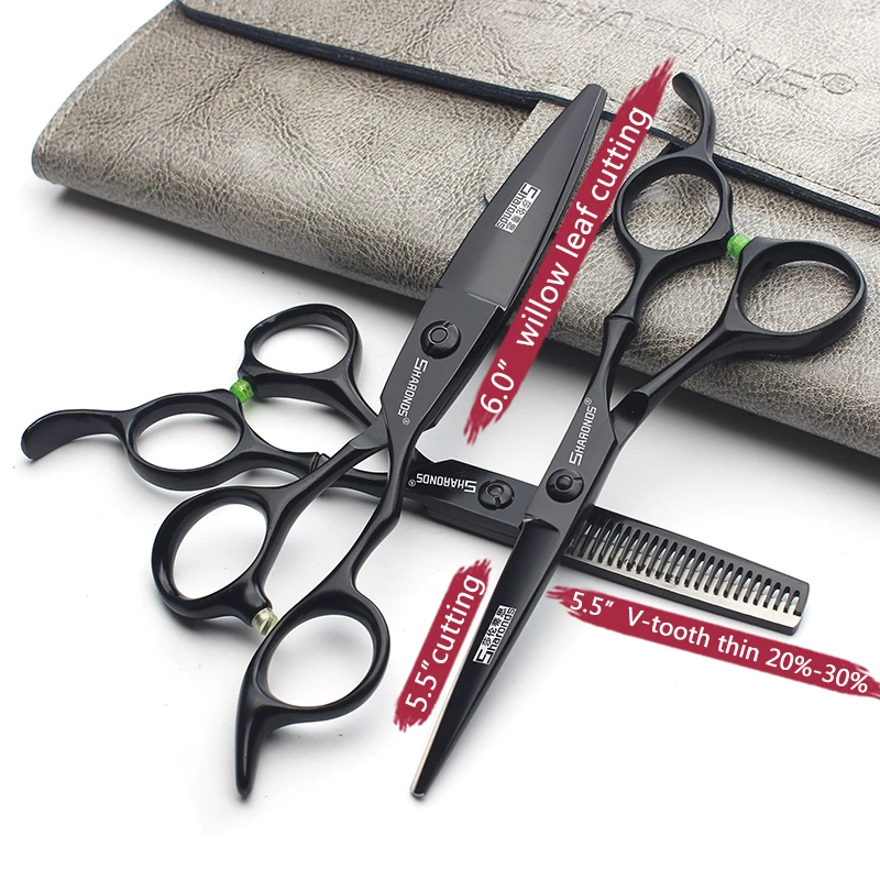 Professional Hairdressing Scissors 5.5/6 inch 440c Barber Scissors 440c Japanese Steel Barber Special Scissors Set