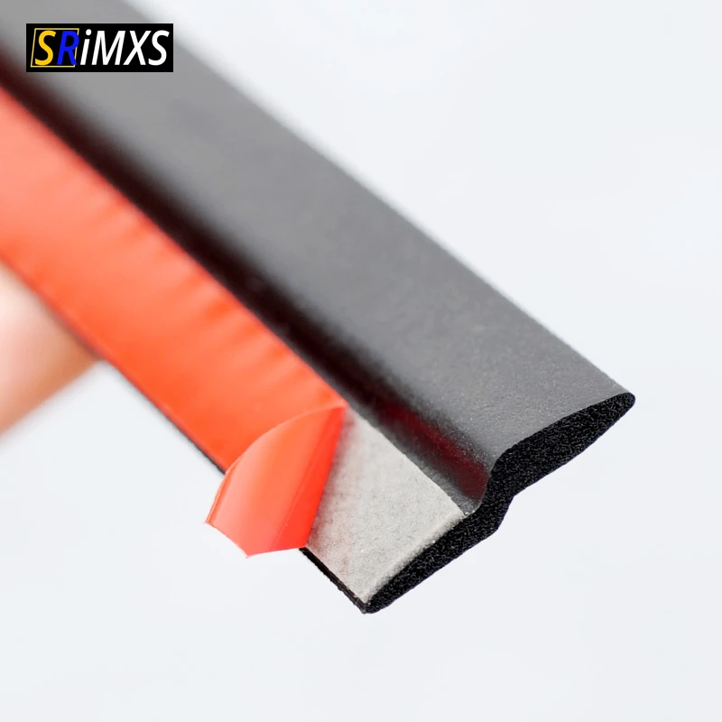 Car Door Rubber Seal Strips Z shaped Trim Noise Insulation Epdm Weatherstrip Z Type Rubber Seal For Car Internal Accessories