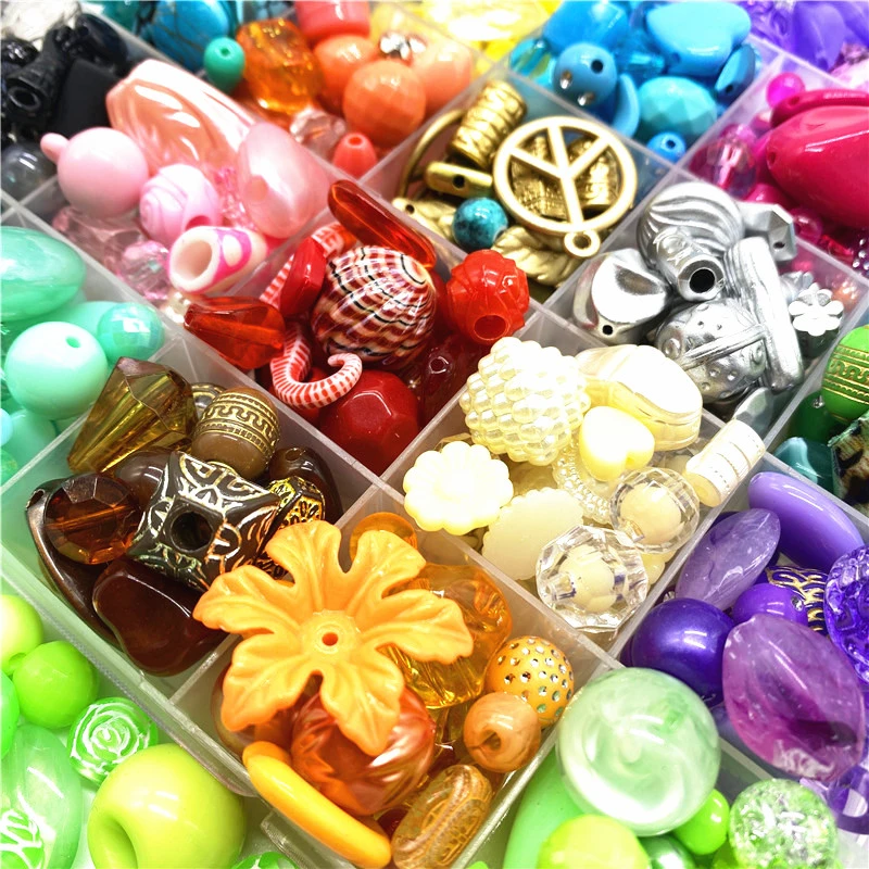 20g/Pack Acrylic mixing Beads Style for DIY Handmade Bracelet Jewelry Making Accessories