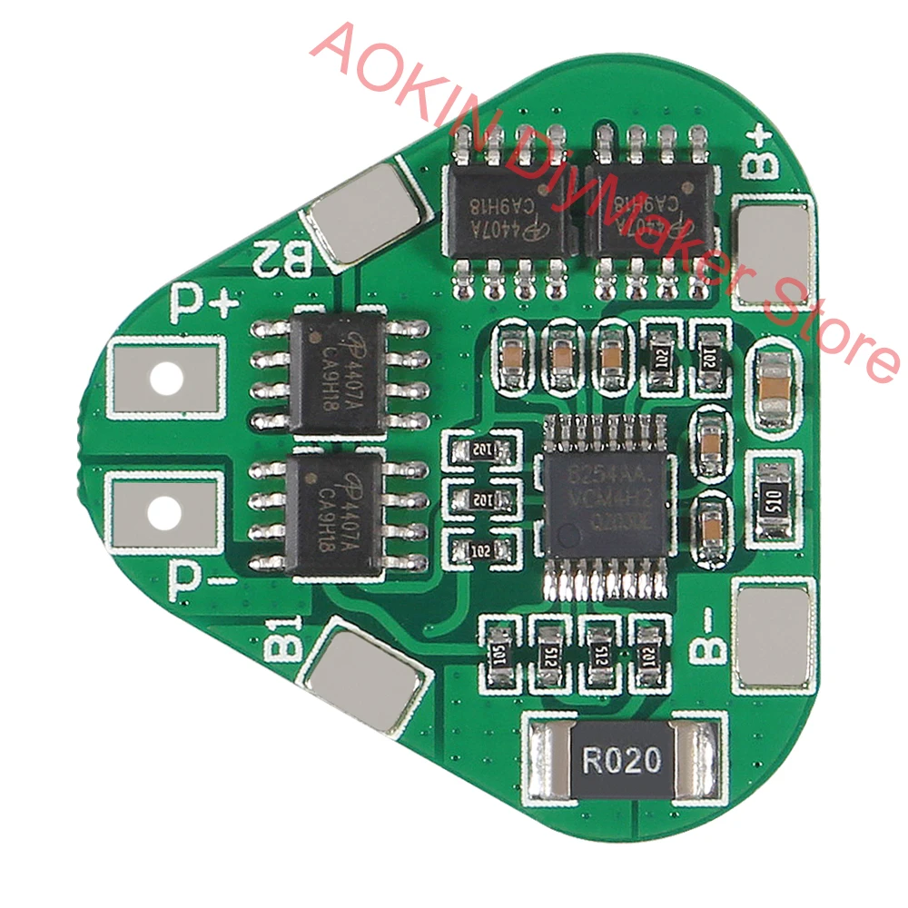 3S 12V 18650 Lithium Battery Protection Board 11.1V 12.6V overcharge over-discharge protect 8A 3 Cell Pack Li-ion BMS PCM PCB