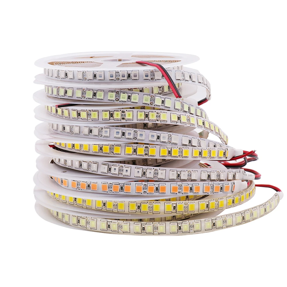 5m LED Strip Light 12V 5050 5054 120led 60LED 240LED 480LED SMD 2835 5630 3014 Waterproof Flexible LED Tape for Home Decoration