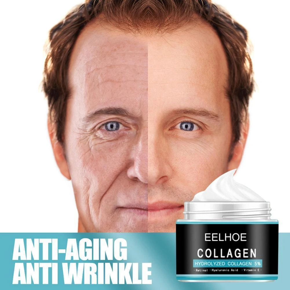 Men Anti Aging Face Cream Men Skin Care Deep Hydrating Moisturizing Whitening Face Cream Oil-control Anti H7G0