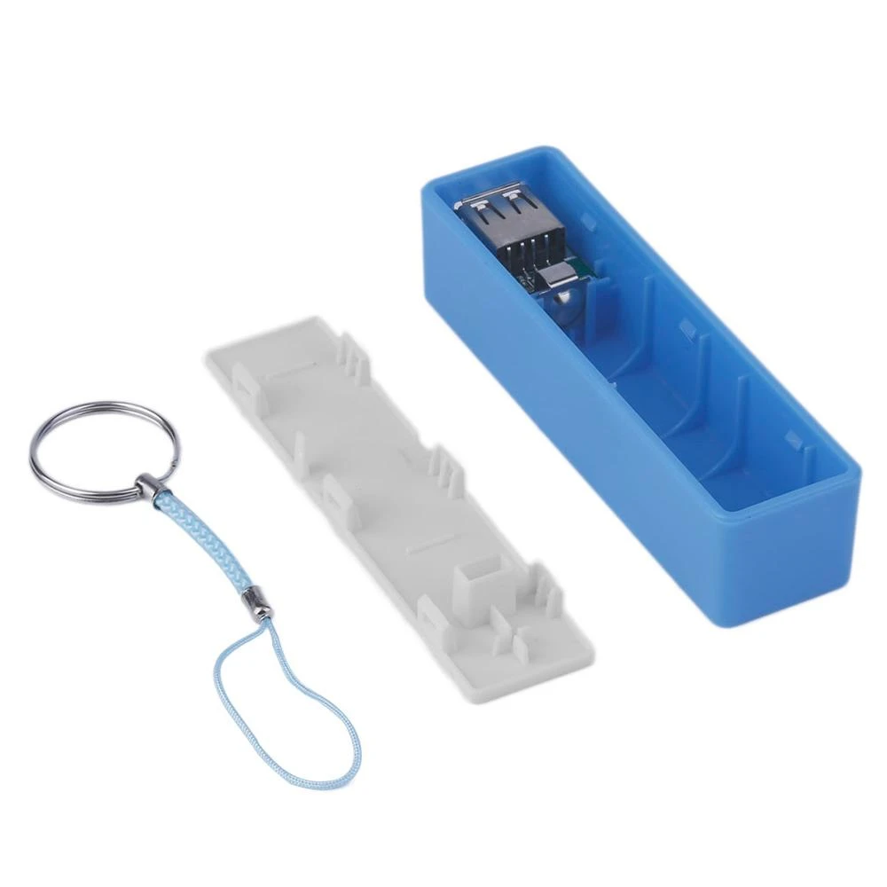 2600mAh Power Bank Case powerbank box USB Ports  1*18650 Power Bank Shell Charger Case DIY Kits no battery