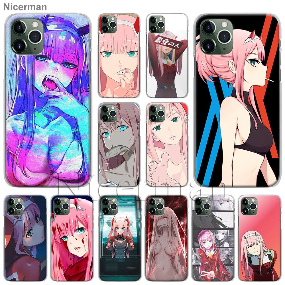 Phone Case for Apple iPhone 11 13 12Pro Max X XR XS MAX 6 6s 7 8 Plus 5 5s SE Hard Cover Zero Two Darling in the FranXX Anime