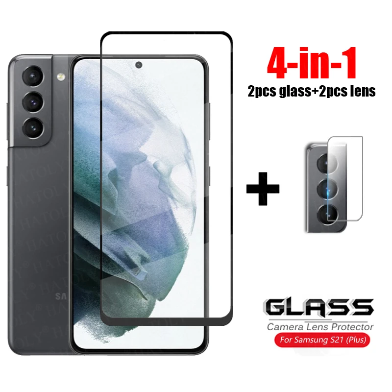 For Glass Samsung Galaxy S21 Plus Tempered Glass Full Cover Glass For Samsung Galaxy S21 Plus 5G HD Phone Screen Protector Glass